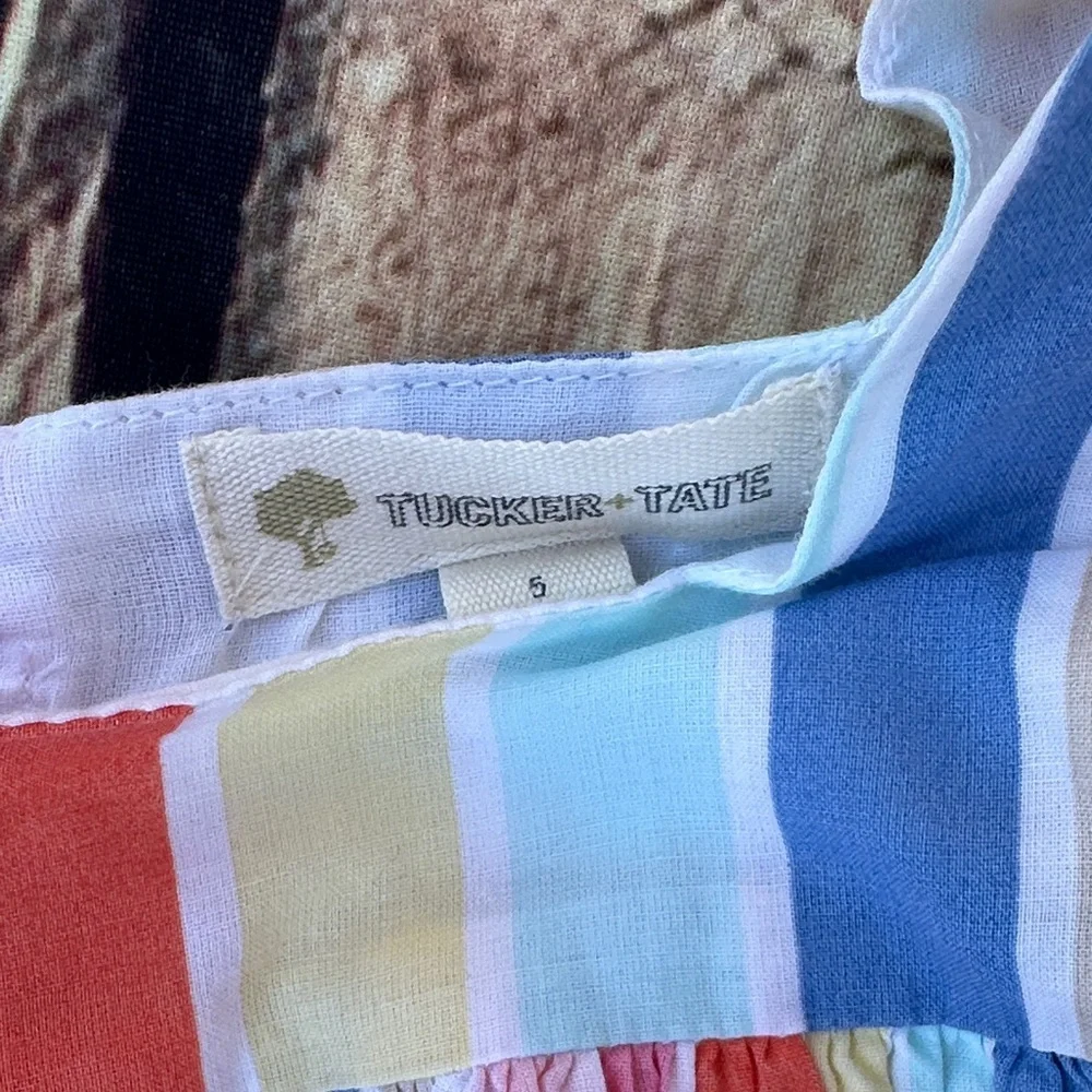 Tucker + Tate Multicolor Striped Kids Dress